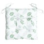 Cojines de silla 4 uds tela Oxford estampado hojas 50x50x7 cm