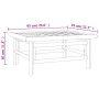 Set de muebles de jardín 2 piezas bambú y cojines gris claro