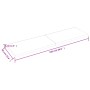 Estante de pared madera maciza roble sin tratar 220x60x(2-6) cm