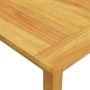 Juego de comedor de jardín de 11 piezas gris