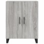 Aparador alto madera contrachapada gris sonoma 69,5x34x180 cm