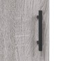 Aparador alto madera contrachapada gris sonoma 69,5x34x180 cm