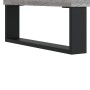 Aparador alto madera contrachapada gris sonoma 69,5x34x180 cm