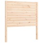 Estructura de cama con cabecero madera maciza 100x200 cm