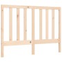 Estructura de cama con cabecero madera maciza 120x200 cm