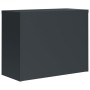 Armario archivador de acero gris antracita 90x40x110 cm