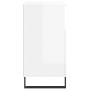 Aparadores 3 uds madera contrachapada blanco brillo