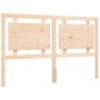 Estructura de cama con cabecero madera maciza 160x200 cm