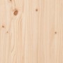 Estructura de cama con cabecero madera maciza 160x200 cm
