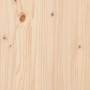 Estructura de cama con cabecero madera maciza 180x200 cm