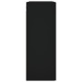 Armarios de pared 2 unidades negro 69,5x34x90 cm