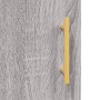 Aparador alto madera contrachapada gris sonoma 69,5x34x180 cm