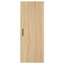 Aparador de madera contrachapada roble Sonoma 34,5x34x180 cm