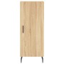 Aparador de madera contrachapada roble Sonoma 34,5x34x180 cm