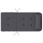 Cojines para silla Adirondack 2 uds tela Oxford gris antracita