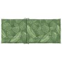 Cojines de silla de respaldo alto 6 uds tela estampado de hojas