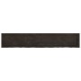 Estante pared madera roble tratada marrón oscuro 160x30x(2-4)cm