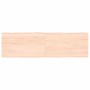 Tablero de mesa madera maciza borde natural 140x40x(2-4) cm