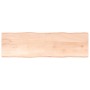 Tablero de mesa madera maciza borde natural 200x60x(2-4) cm