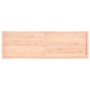 Tablero de mesa madera maciza borde natural 200x60x(2-4) cm