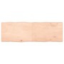 Tablero de mesa madera maciza borde natural 180x60x(2-6) cm