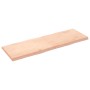 Tablero de mesa madera maciza borde natural 180x60x(2-6) cm