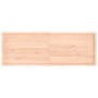 Tablero de mesa madera maciza borde natural 180x60x(2-6) cm