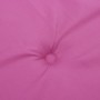 Cojines de silla de jardín 2 uds tela rosa 40x40x3 cm