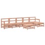Juego de muebles de jardín 7 pzas madera maciza abeto Douglas