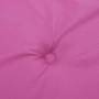 Cojines para silla de jardín 4 uds tela rosa 50x50x3 cm