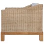 Sillón con cojines ratán natural
