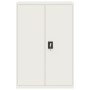 Armario archivador de acero blanco 90x40x140 cm