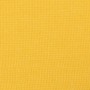 Reposapiés tela y cuero sintético amarillo mostaza 45x29,5x35cm