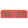 Mueble de TV madera maciza de mango rosa 110x30x40 cm