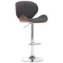 Taburete de cocina tela gris