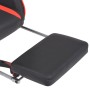 Silla de oficina racing reclinable con reposapiés rojo