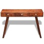 Mesa consola con 3 cajones madera maciza sheesham 76 cm