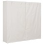 Armario de tela blanco 173x40x170 cm