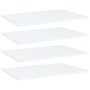 Estantes para estantería 4 uds contrachapada blanco 60x40x1,5cm