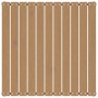 Taburetes de jardín con cojines 2 uds madera pino marrón miel