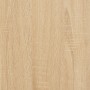 Mesa auxiliar madera contrachapada roble Sonoma 33x33x34,5 cm