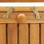 Banco de almacenaje de jardín madera maciza acacia 120x63x84 cm