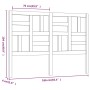 Cabecero de cama madera maciza de pino 166x4x104 cm