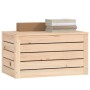 Caja de almacenaje madera maciza de pino 89x36,5x33 cm