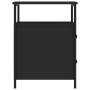 Mesitas de noche 2 uds madera de ingeniería negro 44x45x60 cm