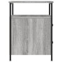 Mesitas noche 2 uds madera ingeniería gris Sonoma 44x45x60 cm