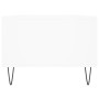 Mesa de centro madera contrachapada blanco 90x50x36,5 cm