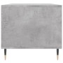 Mesa de centro madera contrachapada gris hormigón 90x49x45 cm