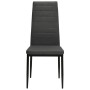 Sillas de comedor 4 uds madera maciza de caucho y tela gris