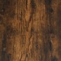 Mesa de centro madera ingeniería y hierro roble humo 80x80x45cm